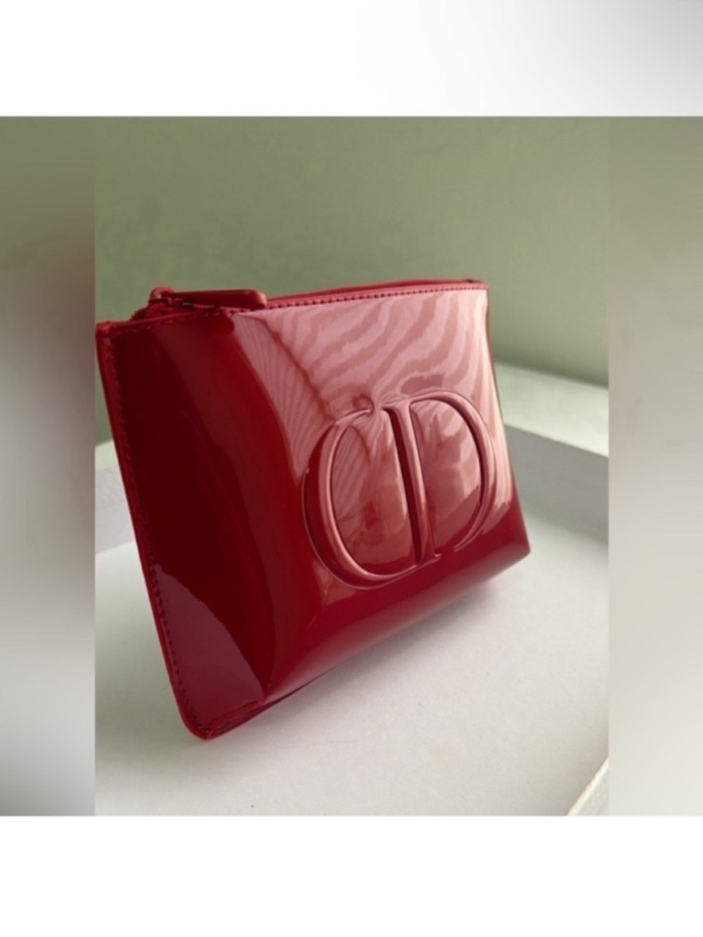 New,authentic Dior Glossy Red Cosmetic Pouch Lunar New Year
2026,limited edition